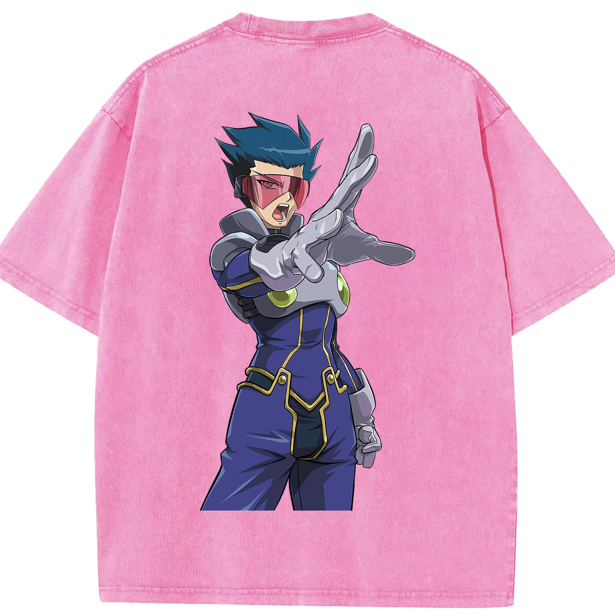 （画像用） 遊☆戯☆王 Yu-Gi-Oh! 綿100% ヴィンテージ風 半袖Tシャツ（背面プリント）